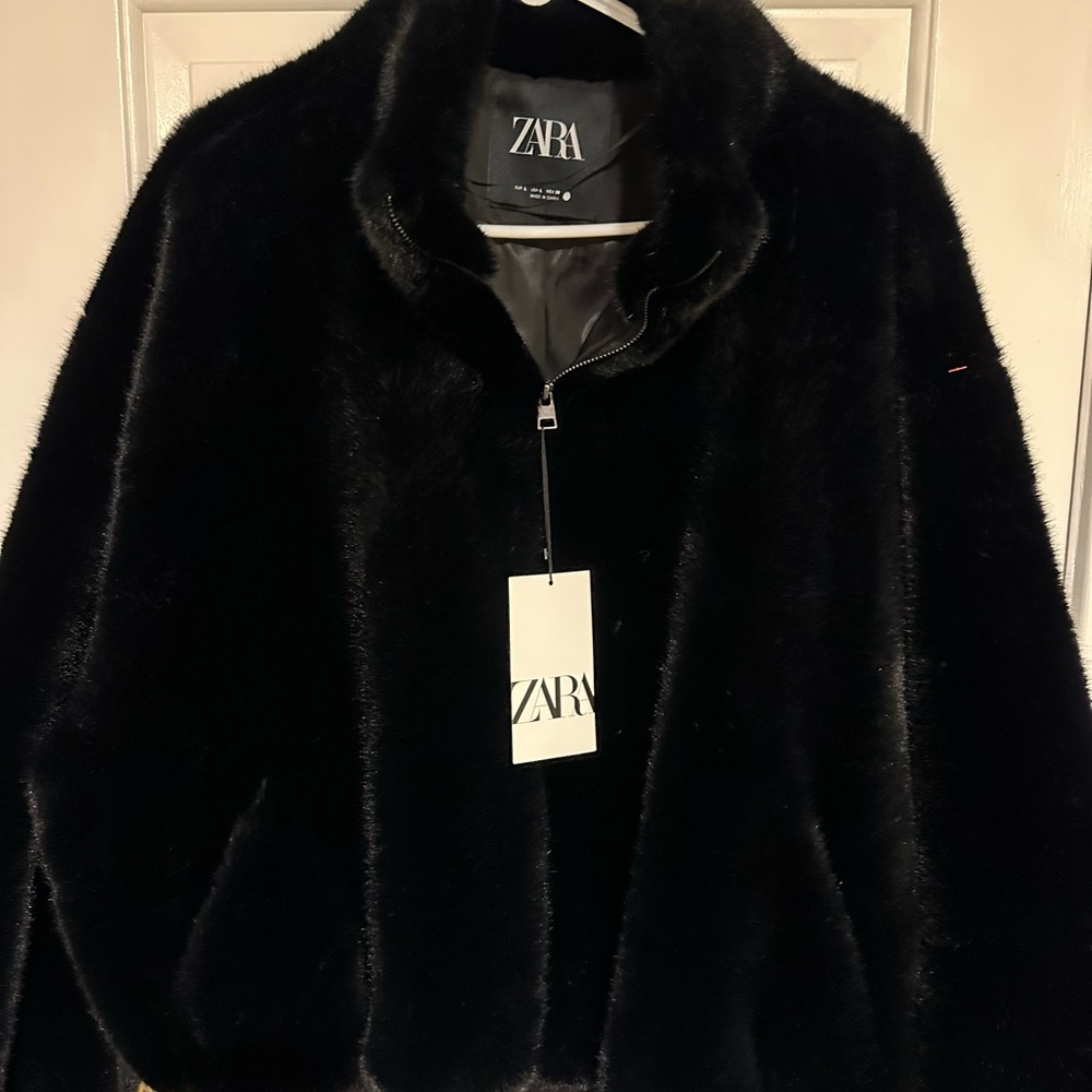 Zara fur jacket